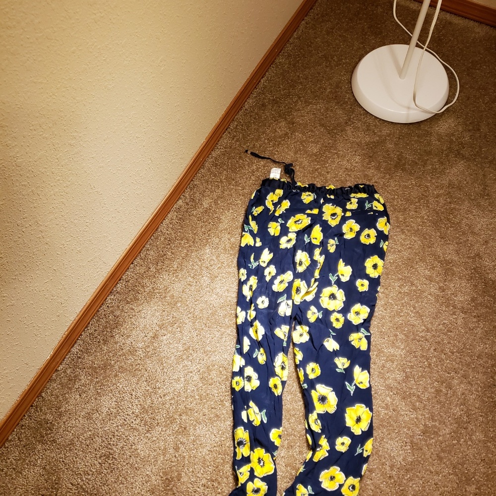 Zara summer flower pants